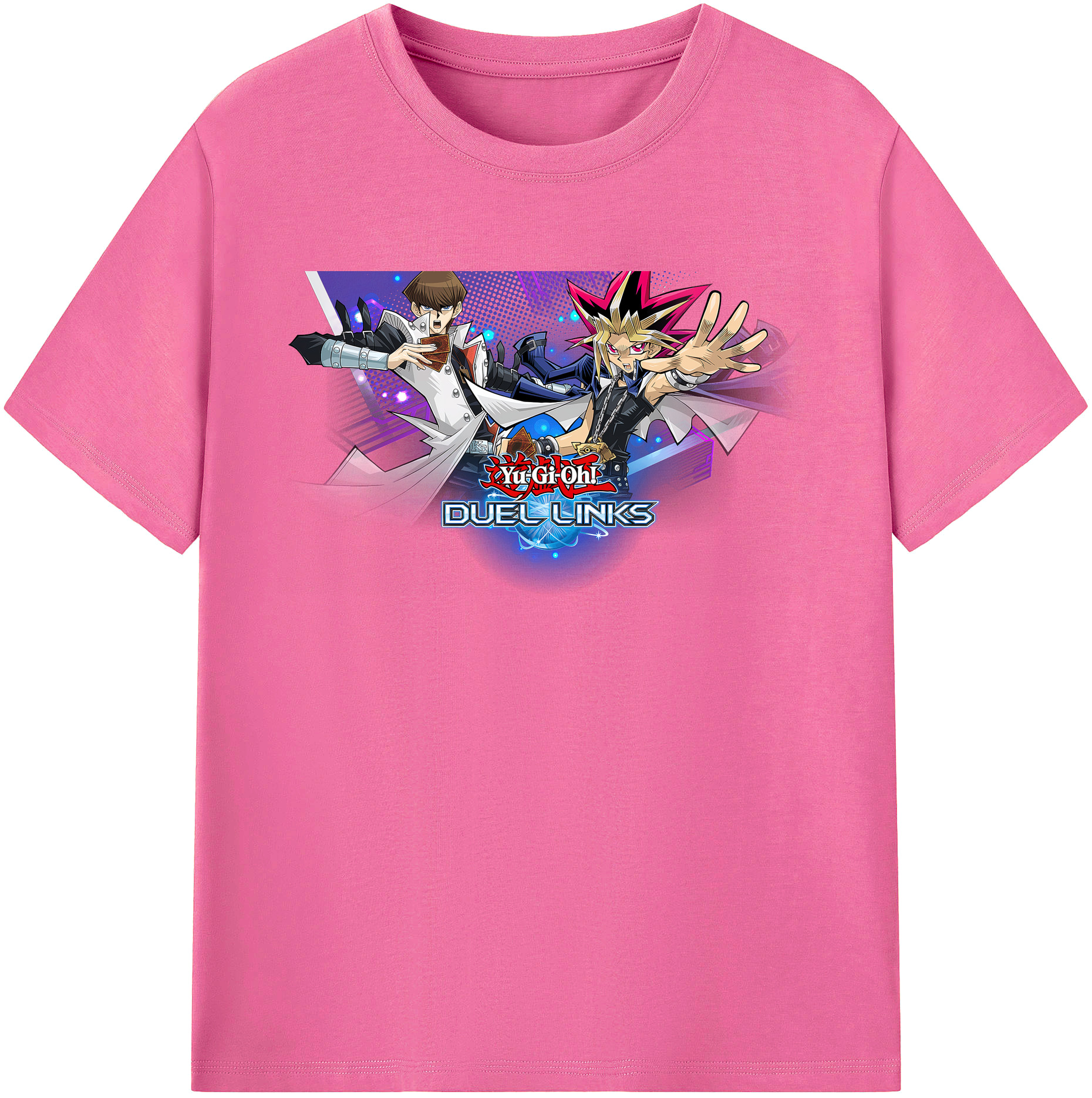 （画像用） 遊☆戯☆王 Yu-Gi-Oh! レディースカジュアルプリントTシャツ（綿100％）